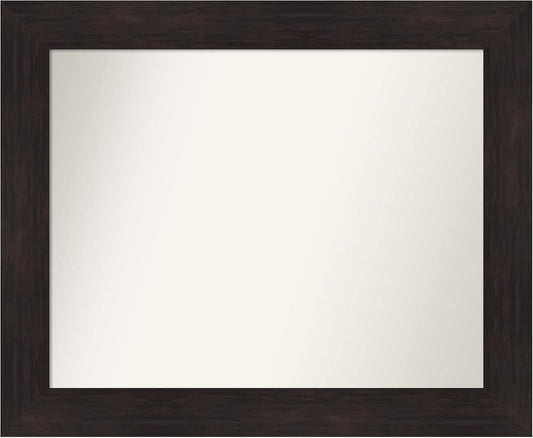 Amanti Art Silver Bathroom Mirror for Over Sink, 24x30 Florence Silver Rectangle Vanity Mirror, Large Casual Frame, Hangs Horizonally and Vertically, Bathroom Wall Decor, Non-Beveled Edge from WI, USA