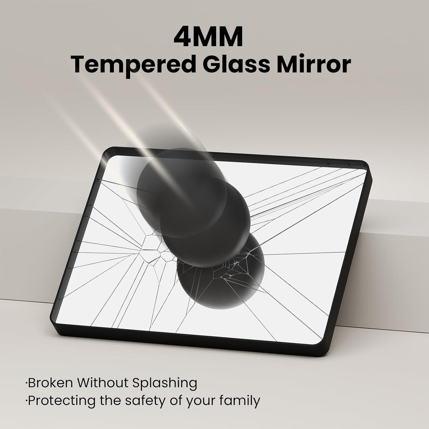 Bronze Bathroom Mirror 20x30 Inch, Brushed Bronze Metal Frame Mirror for Wall, Rounded Rectangle Bathroom Vanity Mirror with Tempered Glass, Anti-Rust, Horizontal/Vertical