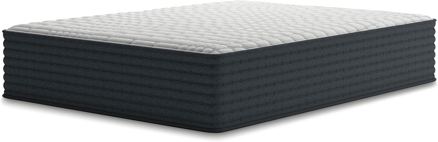 Signature Design by Ashley Hybrid 1400 14 Inch Extra Plush Gel Memory Foam Mattress with Edge Support for Pressure Relief, King, Fiberglass Free, Mattress in A Box