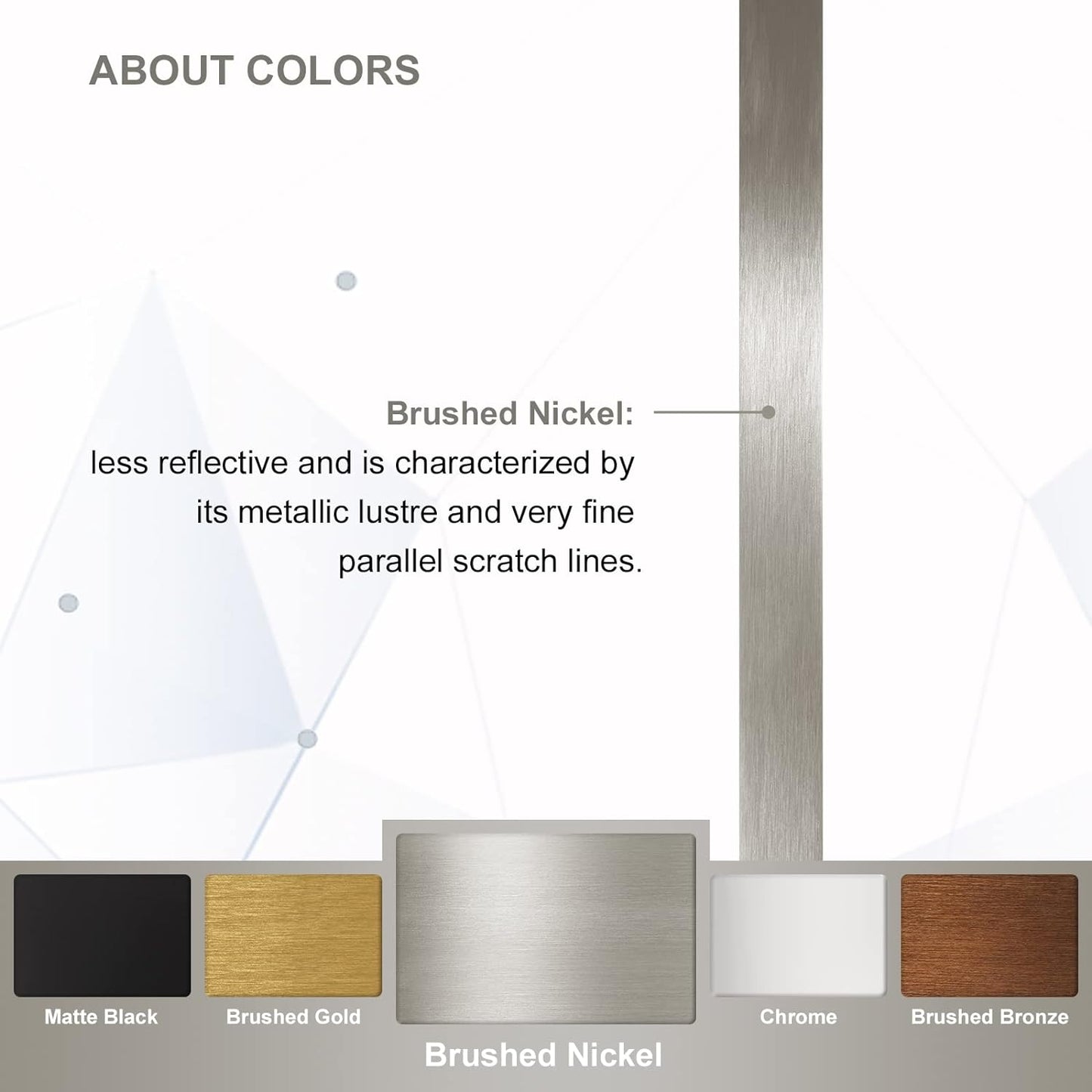 ANDY STAR Brushed Nickel Bathroom Mirror, 24x36’’ Rounded Rectangle Mirror Modern Silver Vanity Mirror SUS304 Metal Tube Frame(Rustproof) 1’’ Deep Wall Mounted Vertically/Horizontally