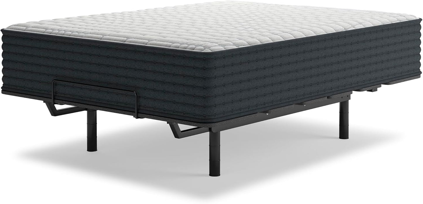 Signature Design by Ashley Hybrid 1300 13 Inch Plush Gel Memory Foam Mattress with Edge Support for Pressure Relief, King, Fiberglass Free, Mattress in A Box