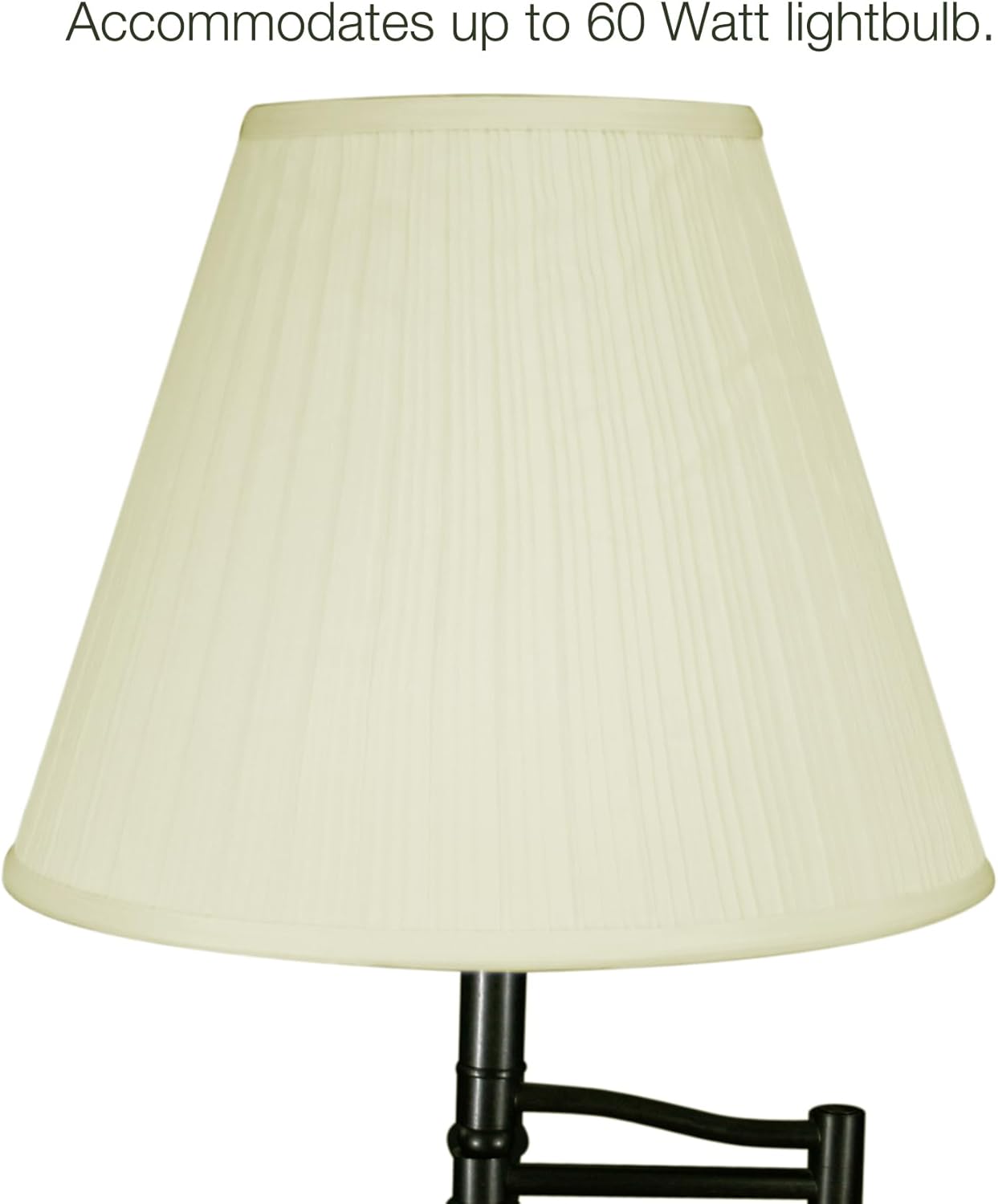 Haven Ridge Solid Wood Side Table with Built-In Swing Arm Lamp and Drawer, Medium Oak Brown, Perfect for Entryways, Living Rooms, and Small Spaces – Leick Home, 9037-MED