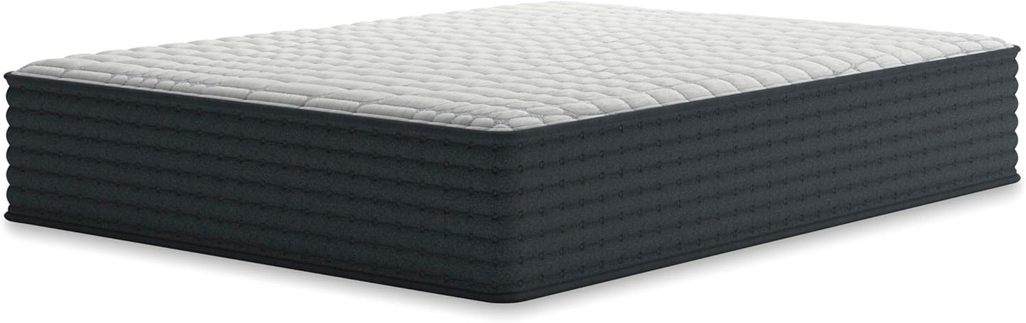 Signature Design by Ashley Hybrid 1300 13 Inch Plush Gel Memory Foam Mattress with Edge Support for Pressure Relief, King, Fiberglass Free, Mattress in A Box