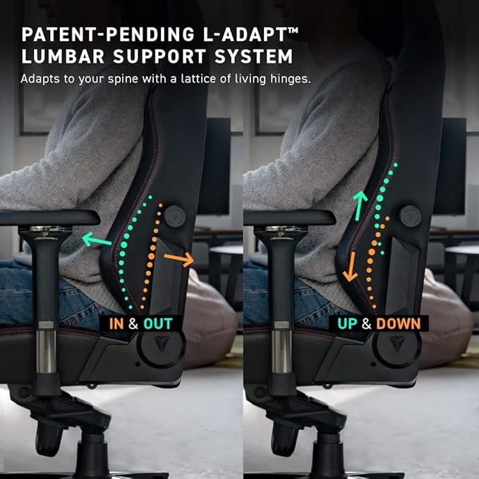Secretlab Titan Evo House Lannister Gaming Chair - Reclining & Heavy Duty Computer Chair with 4D Armrests - Magnetic Head Pillow & Lumbar Support - Up to 395 lbs - Red/Gold - Leatherette
