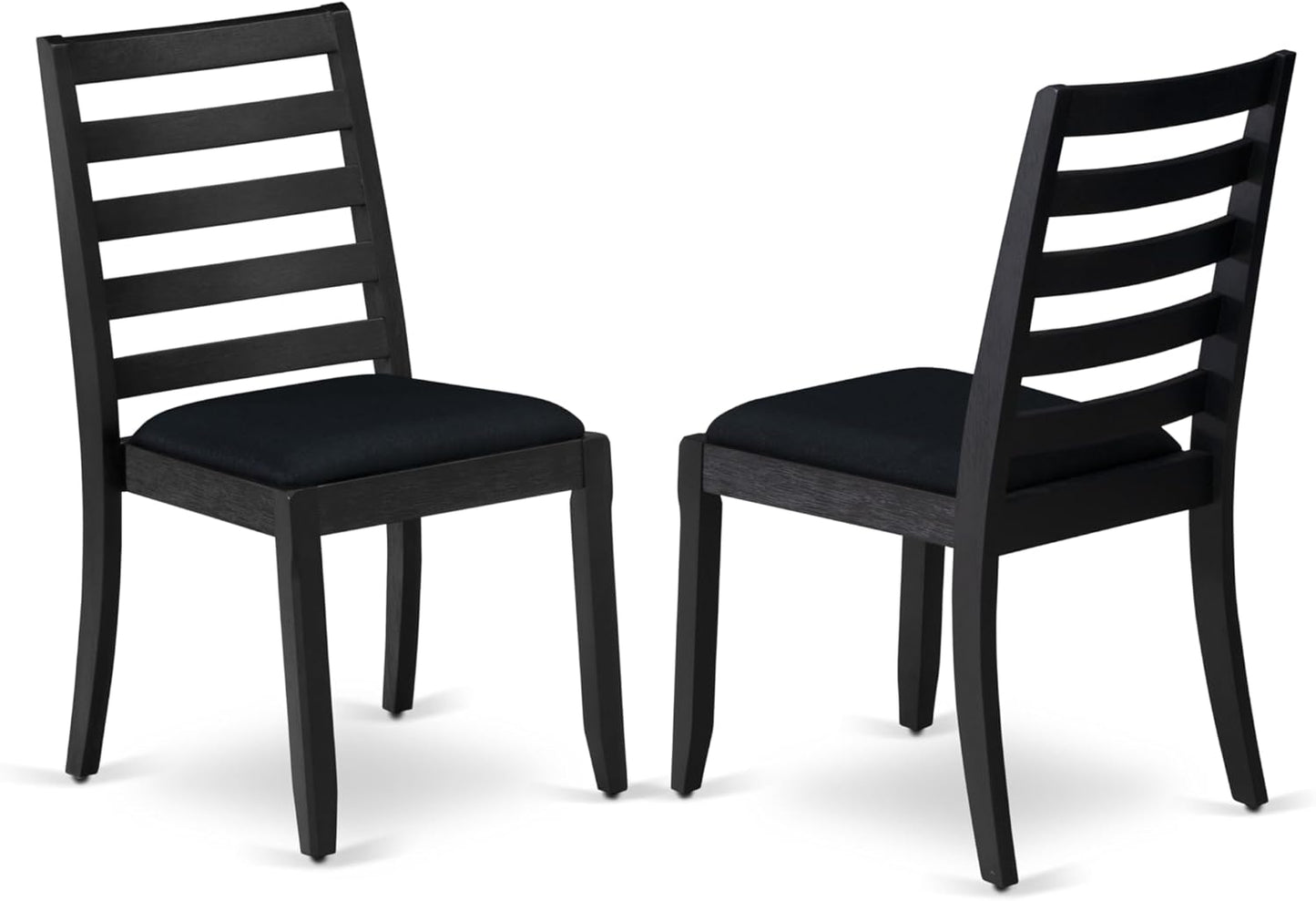 X12X1-0C6-24 14-pc Modern Dining Room Table Set a Rectangular Dining Table with a coffee Table and 12 Black Polyester Stackable Chair, 39x120 Inch, Wire Brushed Black