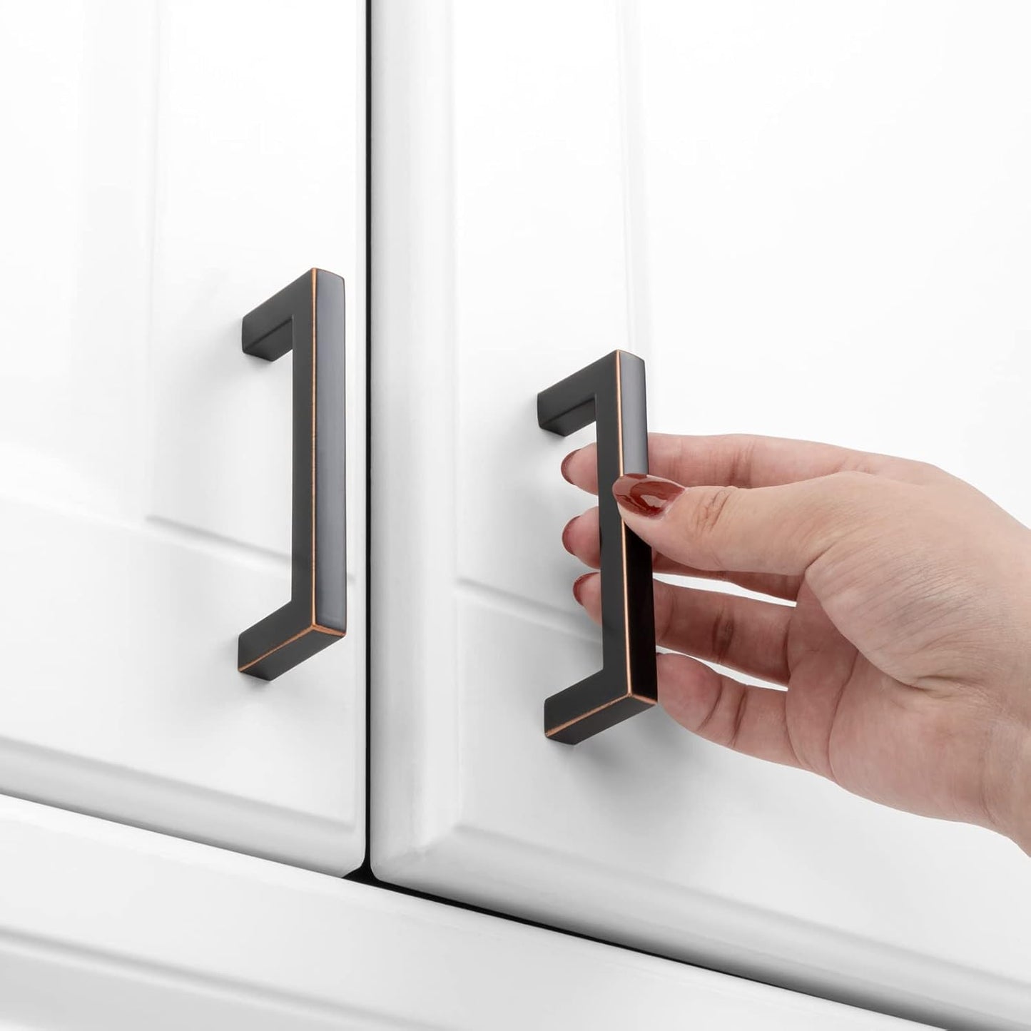 KOOFIZO Oil Rubbed Bronze Cabinet Pulls Bronze Cabinet Handles, 30 Pack 3 Inch Rubbed Bronze Hardware for Kitchen Cabinets Drawer Dresser 1816 Cupboard Bedroom Bathroom