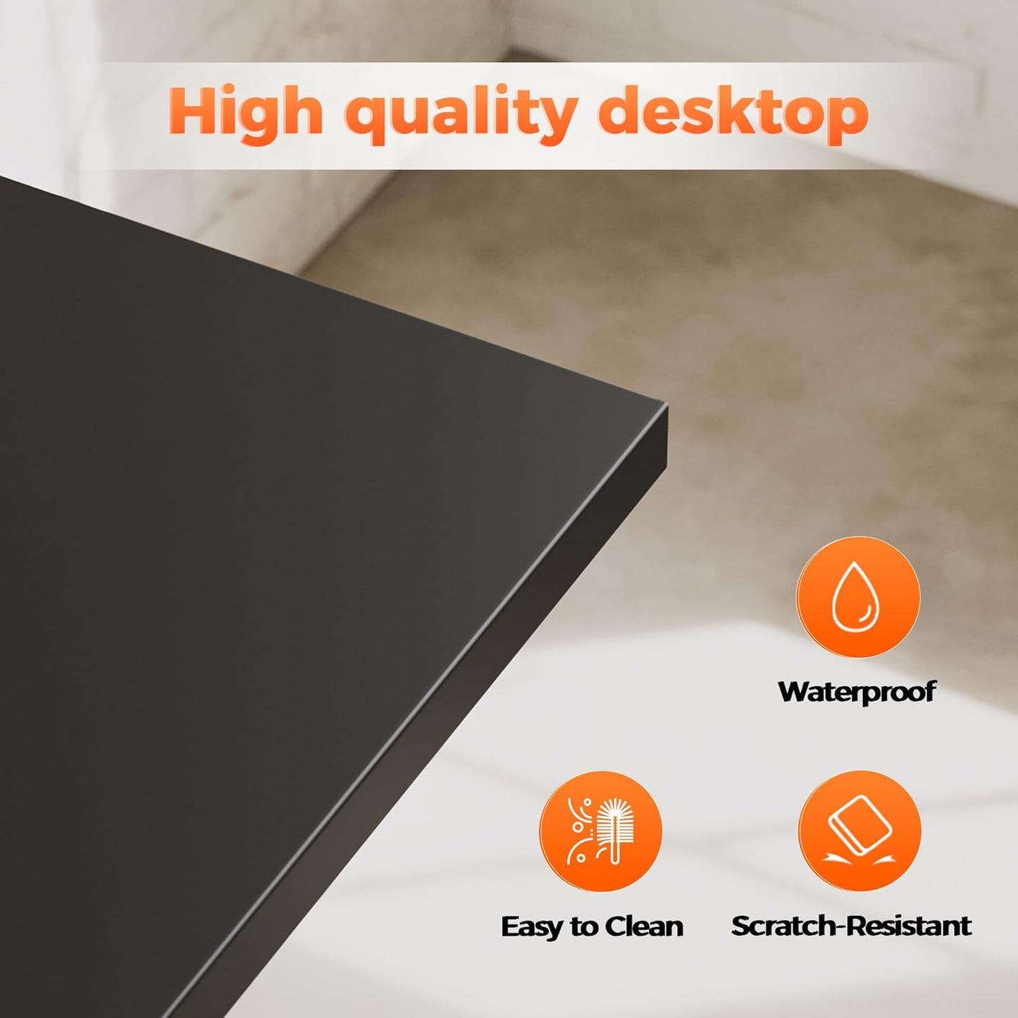 Small L Shaped Computer Desk with Power Outlets, Gaming Desk for Small Spaces, Corner Desk with Reversible Storage Shelves, Study Writing Table for Home Office (Socket, Black, 48 inch)