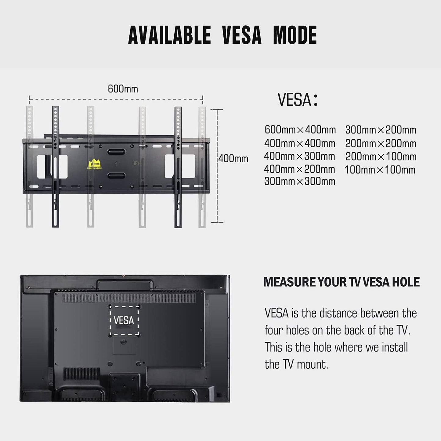 FORGING MOUNT Heavy Duty Long Arm TV Mount,Full Motion TV Mounts Bracket 43 inch Extension Dual Articulating Arm, Fits 50-90 Inch Flat/Curve TVs, Holds up to 198 lbs, VESA600x400mm