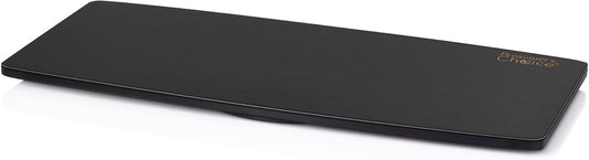 Prosumer's Choice 31-Inch Wooden TV Swivel Stand for LED/LCD TVs and Monitors - 360° Rotation with Steel Ball Bearings - Stable TV Swivel Base for Easy Viewing Adjustment - Black Finish