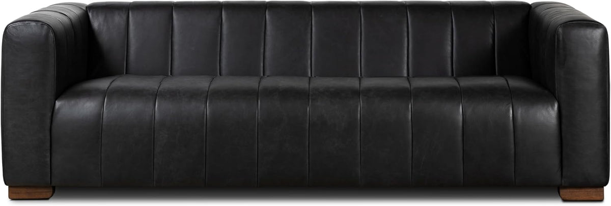 POLY & BARK Canale 86" Sofa in Onyx Black