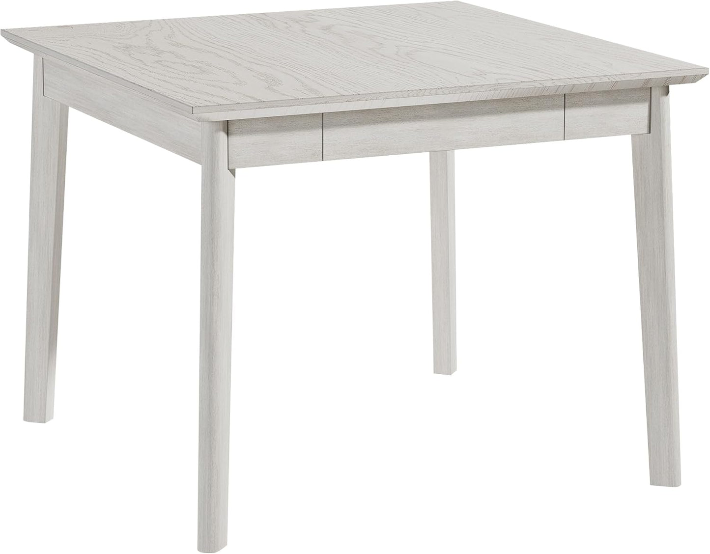 38.2'' Square Solid Wood Dining Table for 4, Farmhouse Kitchen Table for Kitchen, Dining Room, Restaurant, Natural Eco-Friendly, Washed Gray