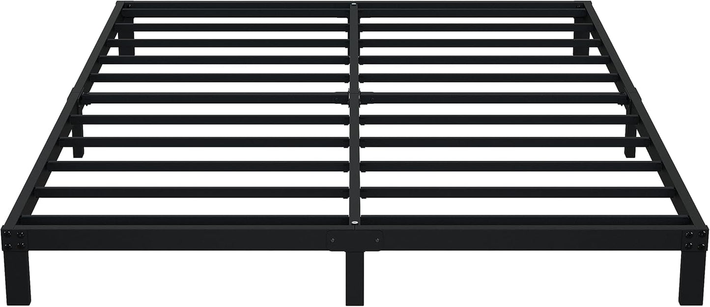 7 Inch Full Bed Frame No Box Spring Need, Low Profile Metal Platform Full Size Bed Frame, Heavy Duty Support Bedframes Full, Easy Assembly