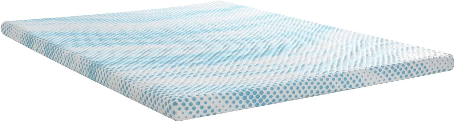 Cool Cloud Supreme 3 Inch Gel Memory Foam Queen Mattress Topper – Cooling, Ventilated Design for Back and Pressure Relief