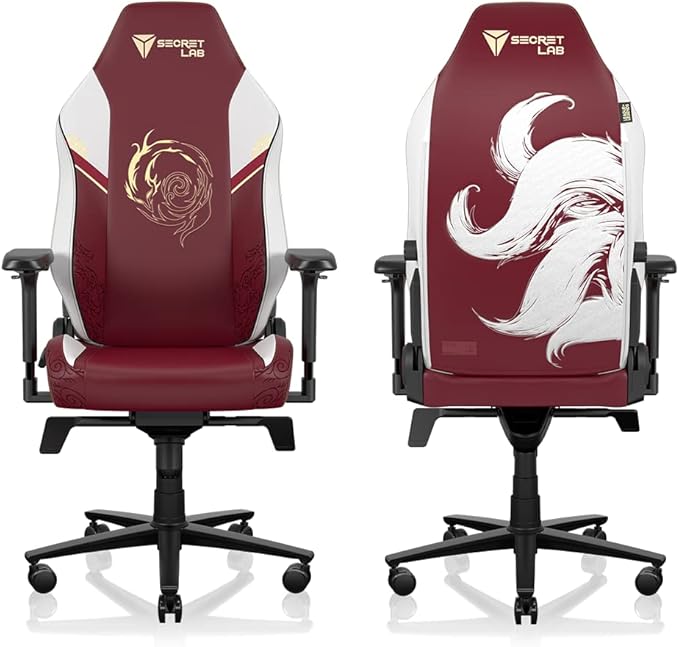 Secretlab Titan Evo Ahri Gaming Chair - Reclining - Ergonomic & Comfortable Computer Chair with 4D Armrests - Magnetic Head Pillow & Lumbar Support - Small - Black/White - Leatherette