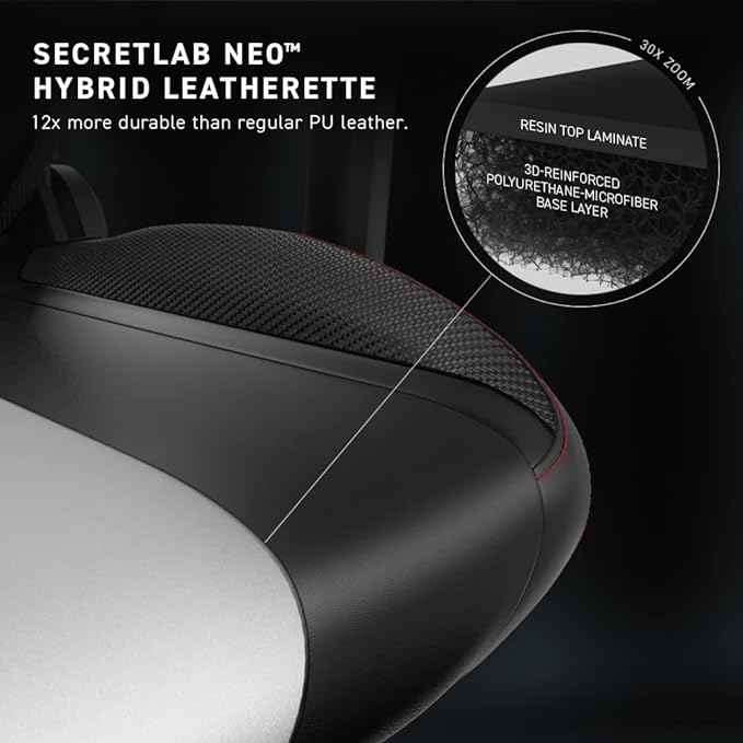 Secretlab Titan Evo Miss Fortune Gaming Chair - Reclining & Heavy Duty Computer Chair with 4D Armrests - Magnetic Head Pillow & Lumbar Support - Big and Tall 395 lbs - Black/Red - Leatherette