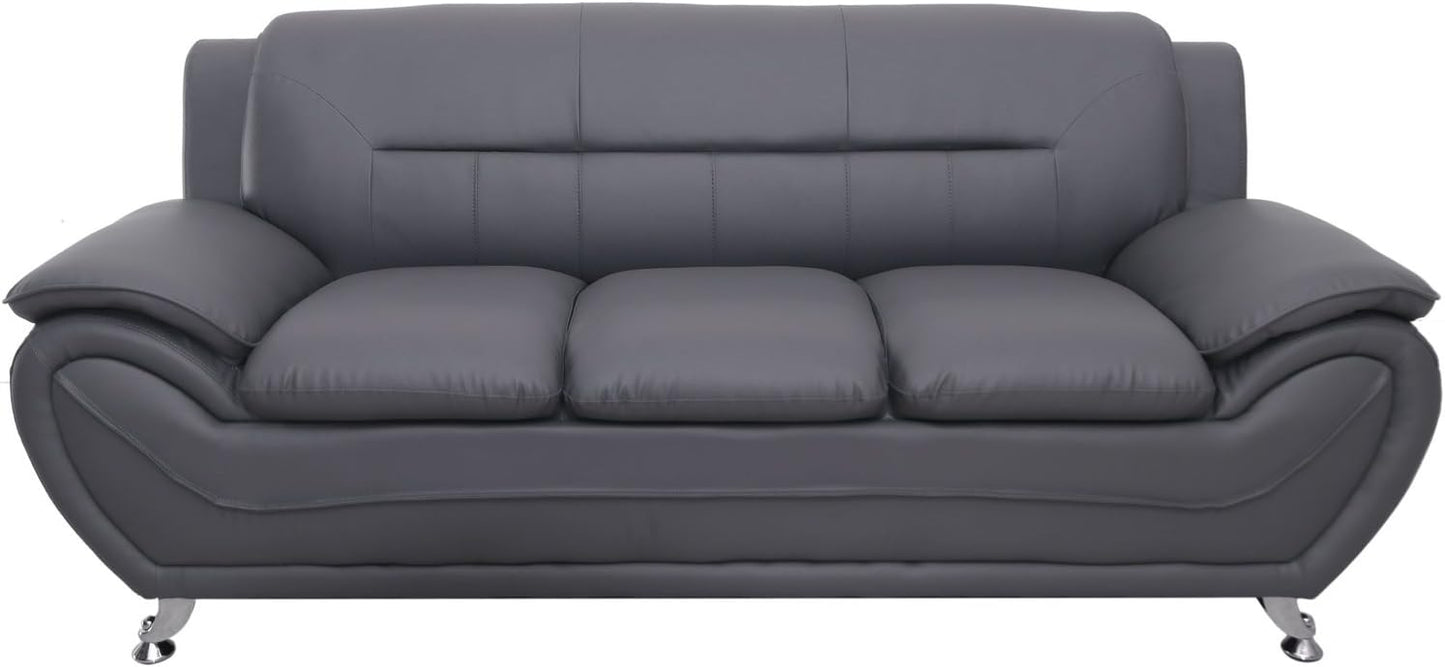 Container Furniture Direct Michael Sofa and Chair Set, Gray