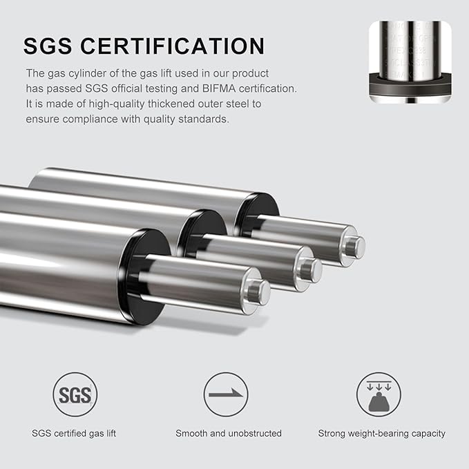 Ergonomic Office Chair, High-Back Mesh Executive Chair with Lumbar Support & 360° Adjustable Arms, Reclining Desk Chair with Tilt Lock for Home Office, Gaming, and Work, 300lb Capacity (Black)