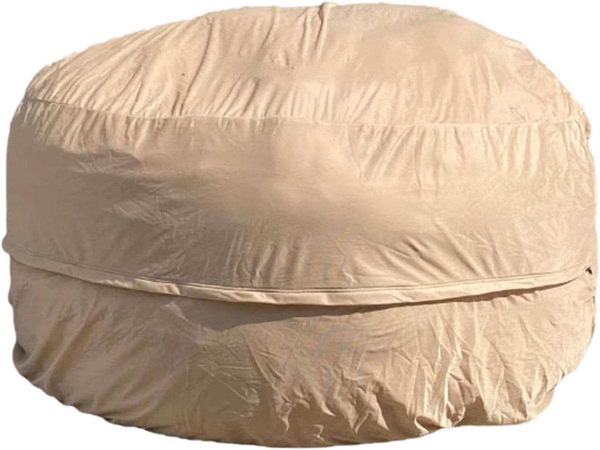 BCU Durable Bean Bag Cover Inner Lining for Filler Beanbag Beans Storage Reusable Washable, 3.5FT