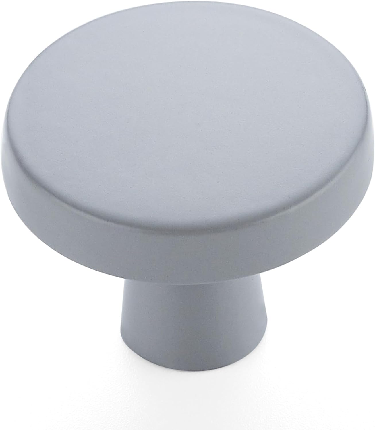 Ravinte 10 Pack Drawer Pulls 1-1/4 Inch Kitchen Cabinet Knobs Solid Round Dresser Drawer Knobs Grey Dresser Knobs Drawer Knobs Simple Cabinet Hardware for Cupboard Drawer Pulls