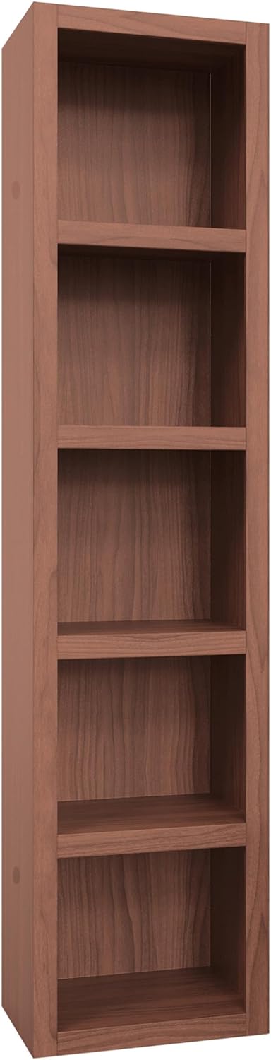 Oakland Living Brown 84-in Tall Wooden Bookcase Shelf