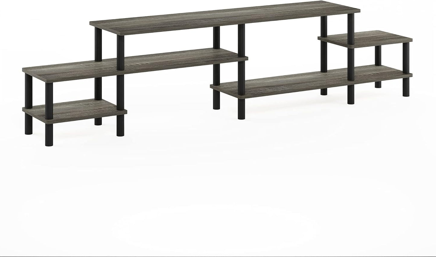 Furinno Turn-N-Tube Grand Stand for TV up, 78 Inch, French Oak
