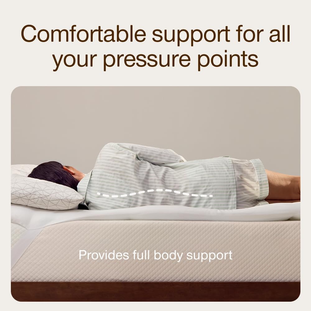 Coop Home Goods Essence Down Alternative Mattress Topper Cal King, Plush 2-Inch Gusset and Baffle Box Design for Even Support and Comfort, Premium Bed Topper for Pressure Relief, Oeko-TEX Certified