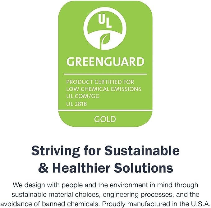 Haworth Soji Office Chair with Ergonomic Adjustments and Lumbar Support, Flexible Mesh Back (Carbon)