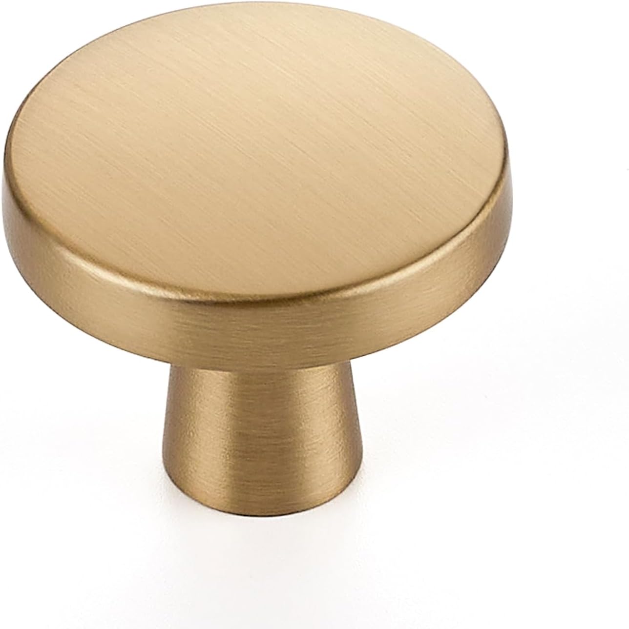 Ravinte 25 Pack Drawer Pulls 1-1/4 Inch Kitchen Cabinet Knobs Solid Round Dresser Drawer Knobs Champagne Bronze Drawer Knobs Dresser Knobs Simple Cabinet Hardware for Cupboard Drawer Pulls