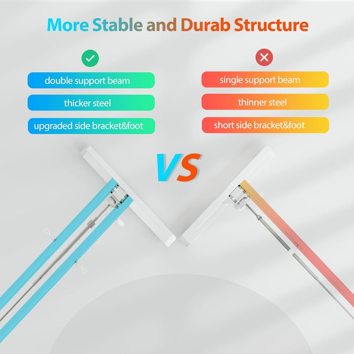 Agilestic Electric Standing Desk, L-Shaped 59 Inches Height Adjustable Desk, Sit and Stand up for Work Office Home, Ergonomic Rising Computer Table for Home Office with Splice Board, White