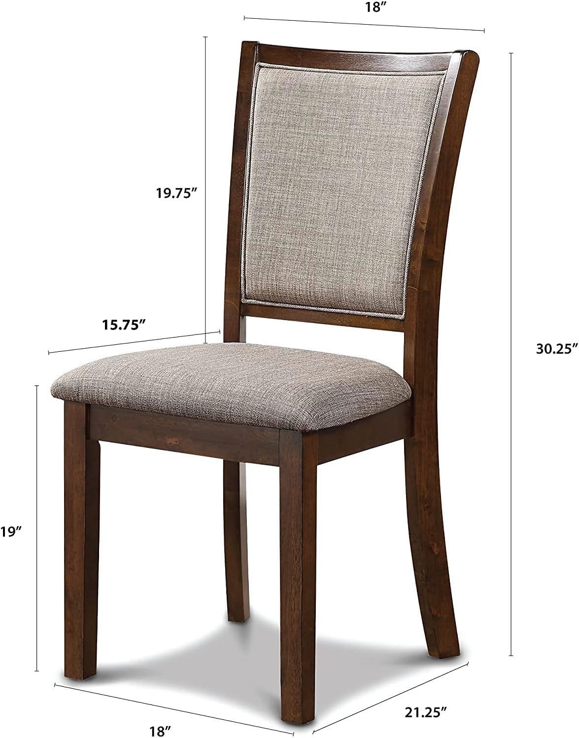 New Classic Furniture Amy Dining Set, Brown Cherry