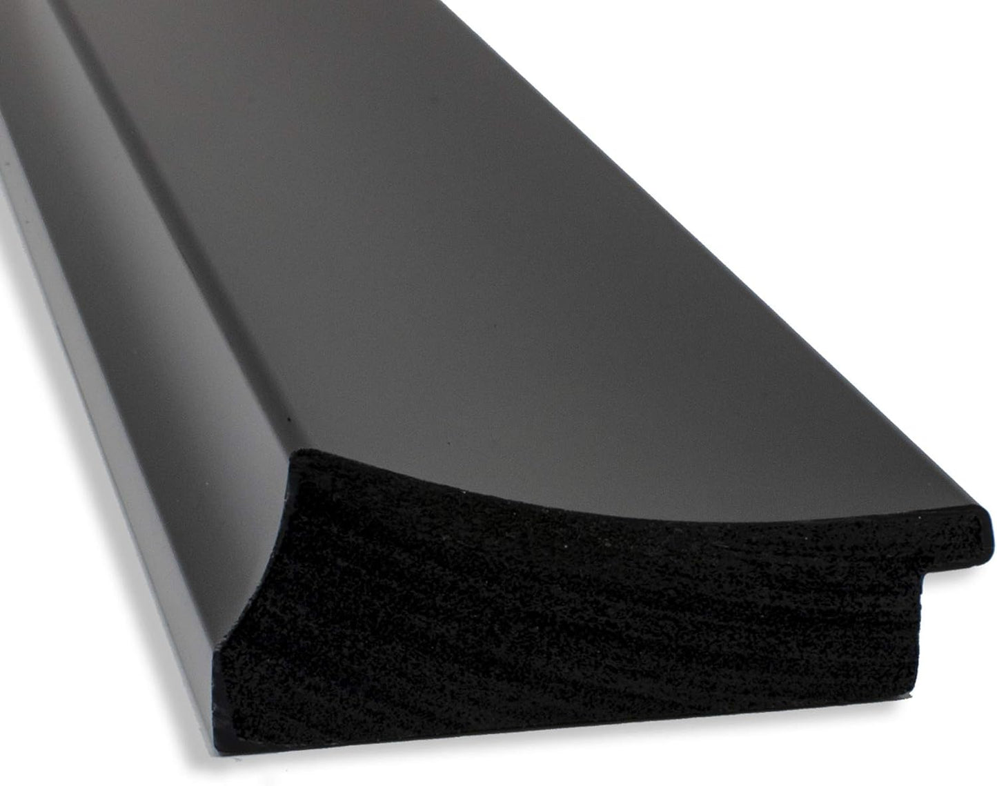Amanti Art Black Bathroom Mirror for Over Sink, 24x24 Grand Black Narrow Square Vanity Mirror, Medium Casual Frame, Hangs Horizonally and Vertically, Bathroom Wall Decor, Beveled Edge