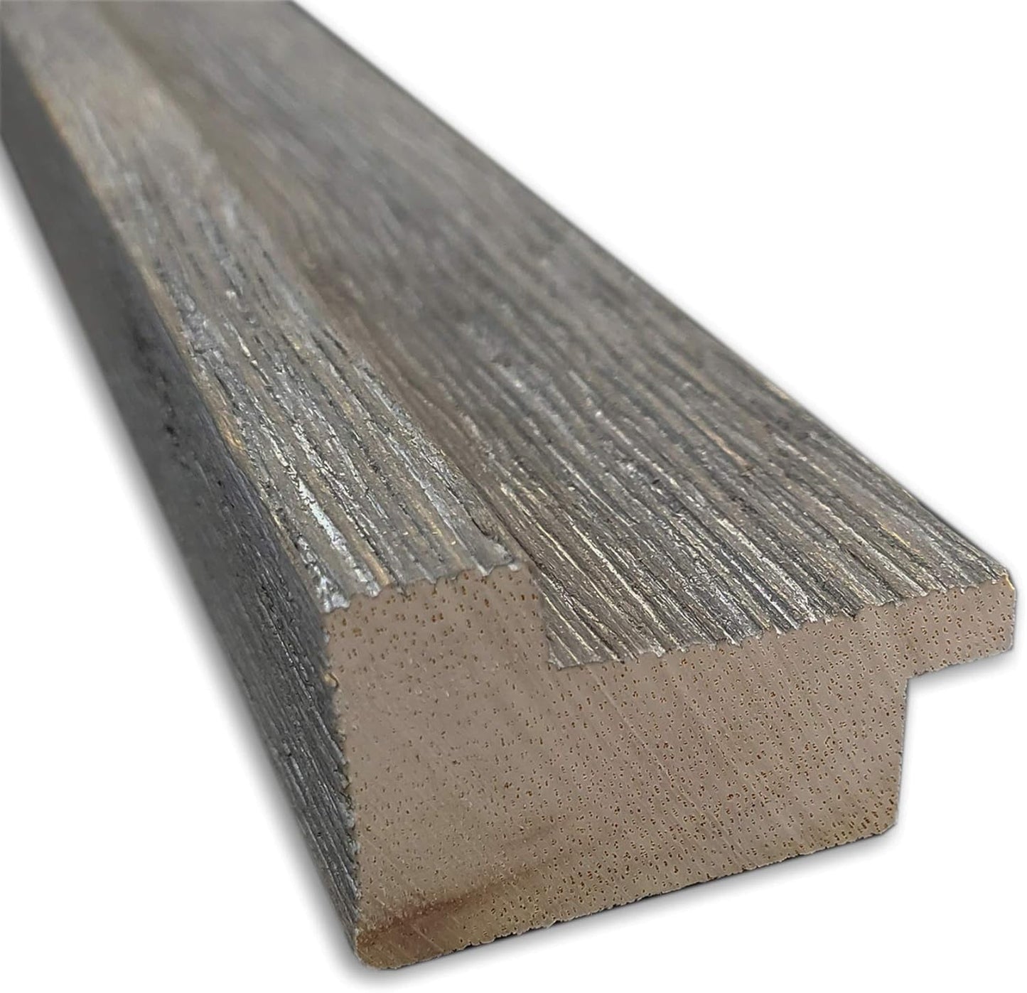 Amanti Art Grey Wall Mirror 23x23 Regis Barnwood Grey Narrow Square Bathroom Mirror for Wall Decor Living Room, Medium Rustic Farmhouse Wood Frame, Hangs Horizonally and Vertically, Bathroom Decor