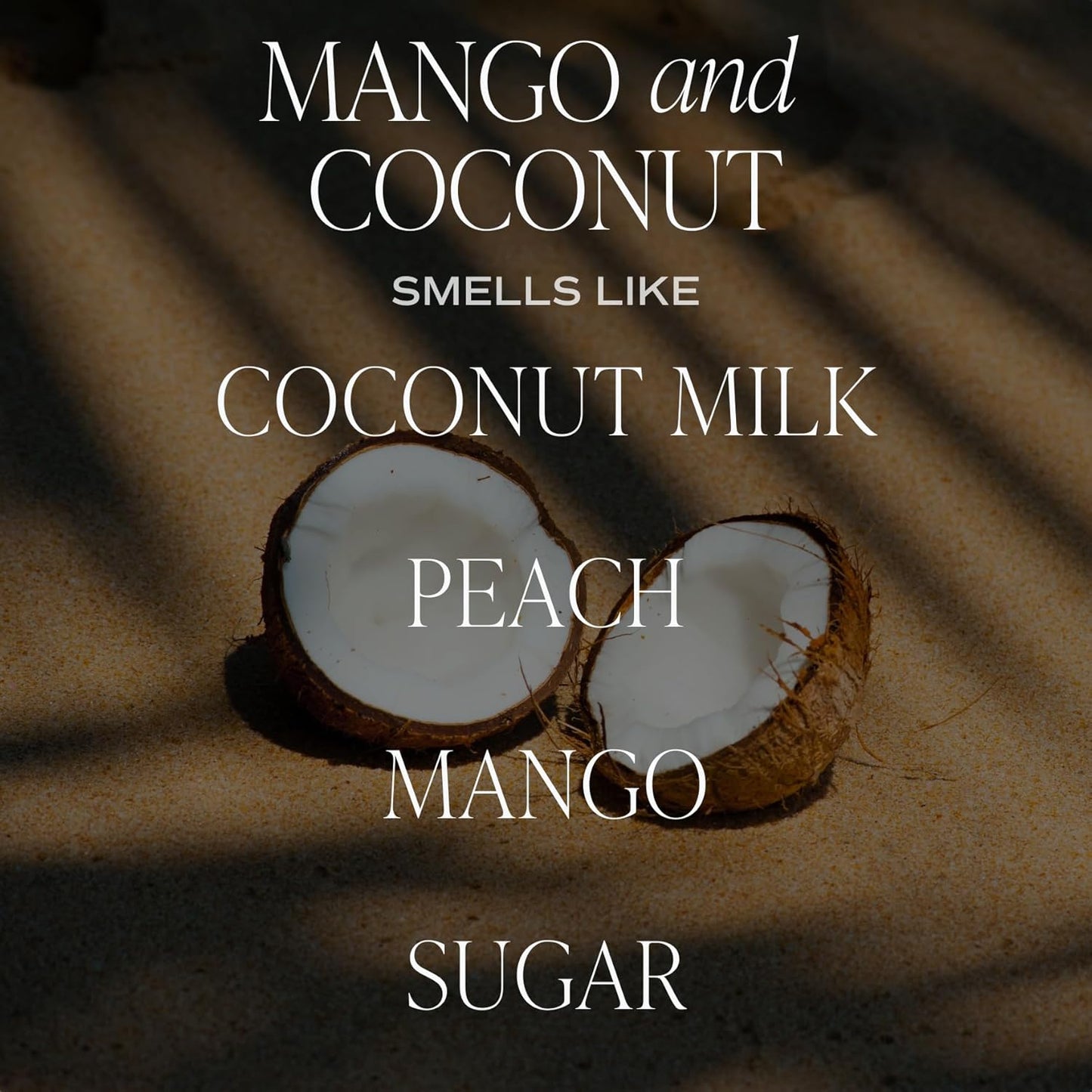 Sweet Water Decor Mango and Coconut Reed Diffuser – Room Decor Aesthetic with Long-Lasting Premium Fragrance of Mango, Pineapple, Orange, Peach, Coconut Milk for 4 Months – Ideal for Home Decor