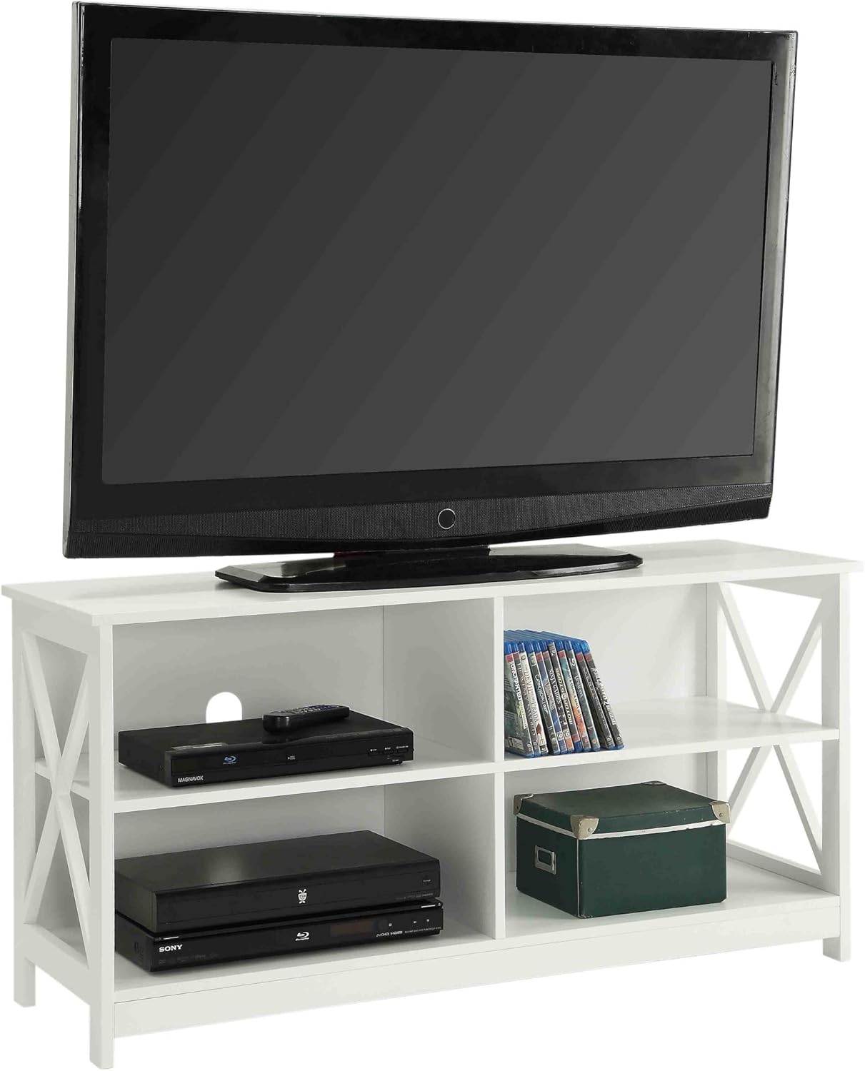 Convenience Concepts Oxford TV Stand, White