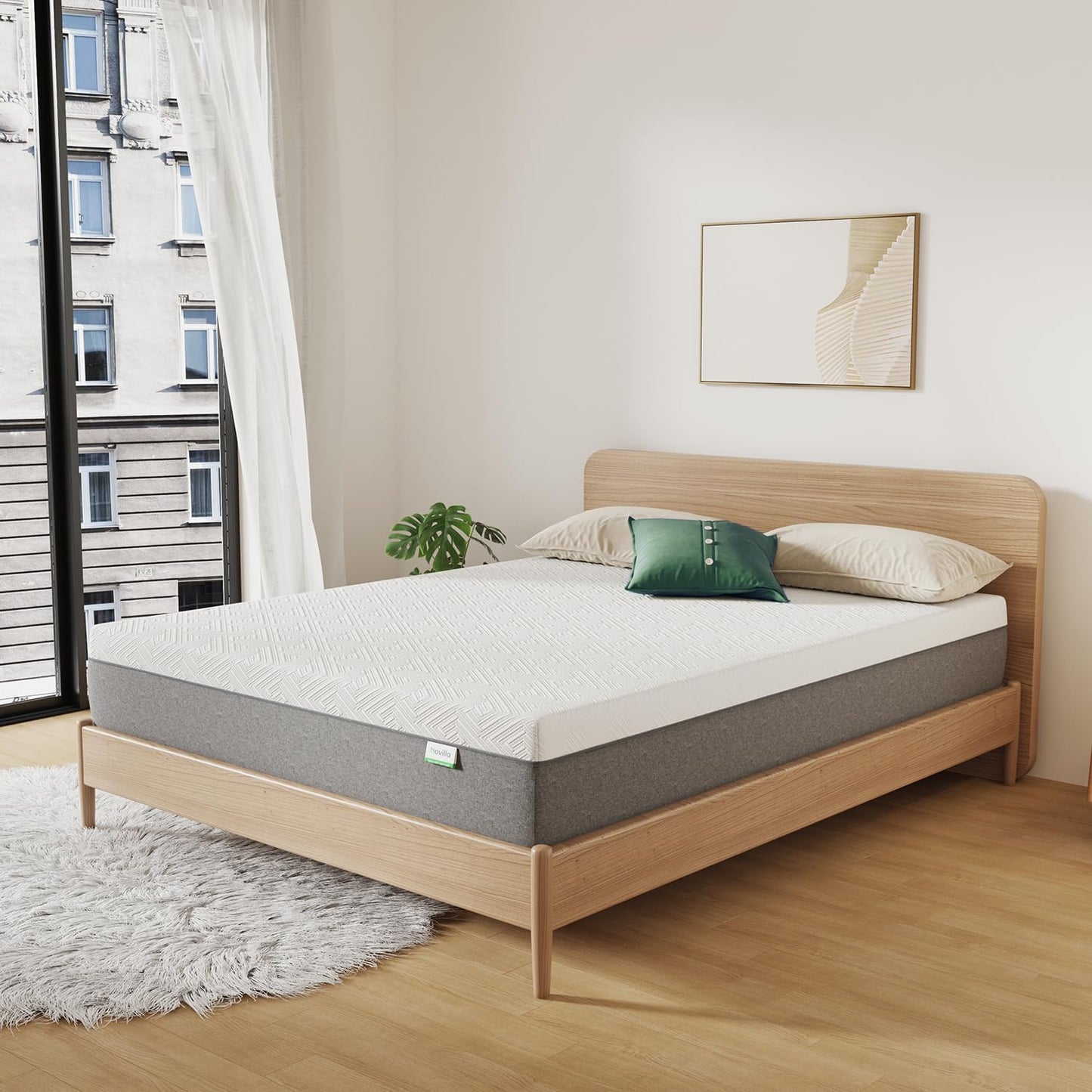 Novilla Mattress Full Size, 14 Inch Gel Memory Foam Mattress Full in a Box for Suppotive, Pressure Relieving & Plush Comfort, Bliss