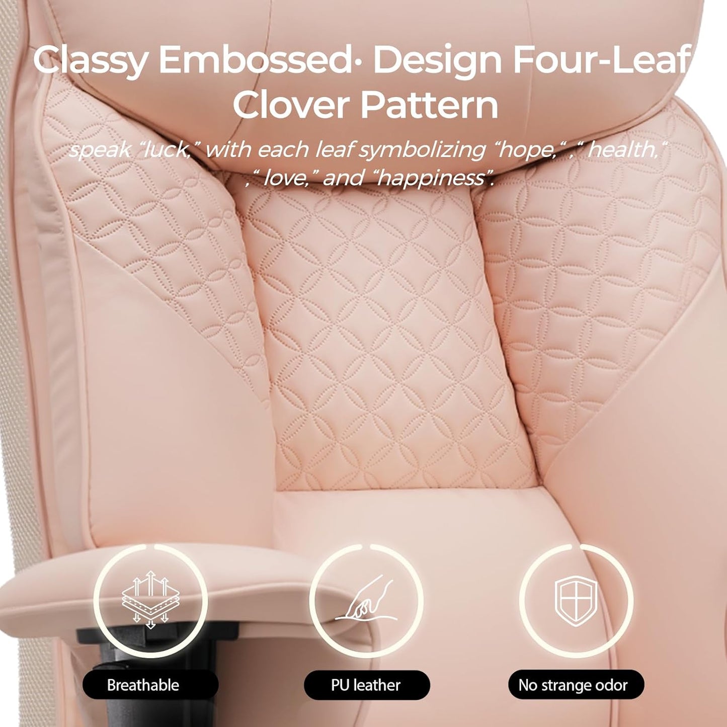 GTRACING Big and Tall Office Chair 400LBS Wide Ergonomic Gaming Chair with Deluxe Embossing Designed Leather with Foot Rest,150°Reclining Adjustable Soft Armrests Pocket Spring Back Support and Pillow