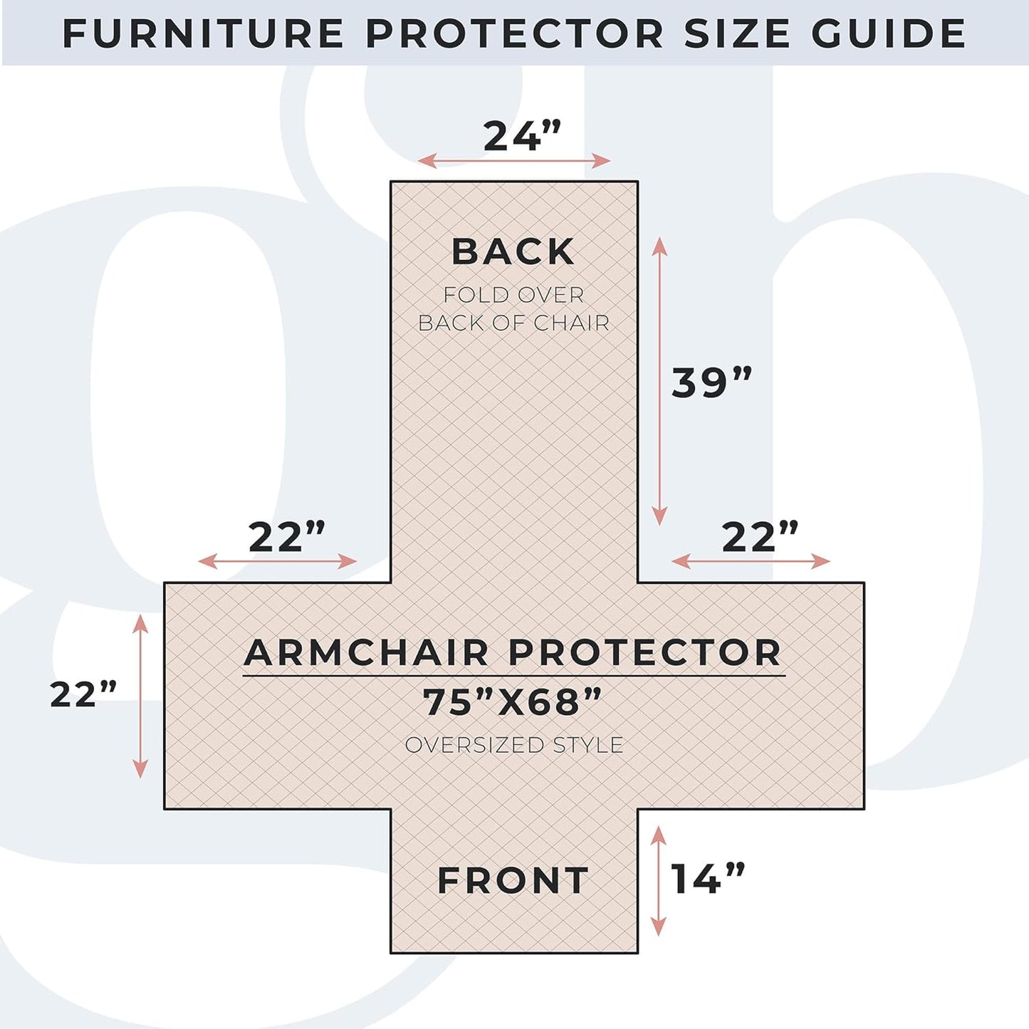 Great Bay Home Reversible Patchwork Chair Cover - Washable Slipcover Furniture Protector with Elastic Straps - Chair Cover for Dogs, Kids, and Pets - Box-Stitched Detail (Chair, Olive/Brown)