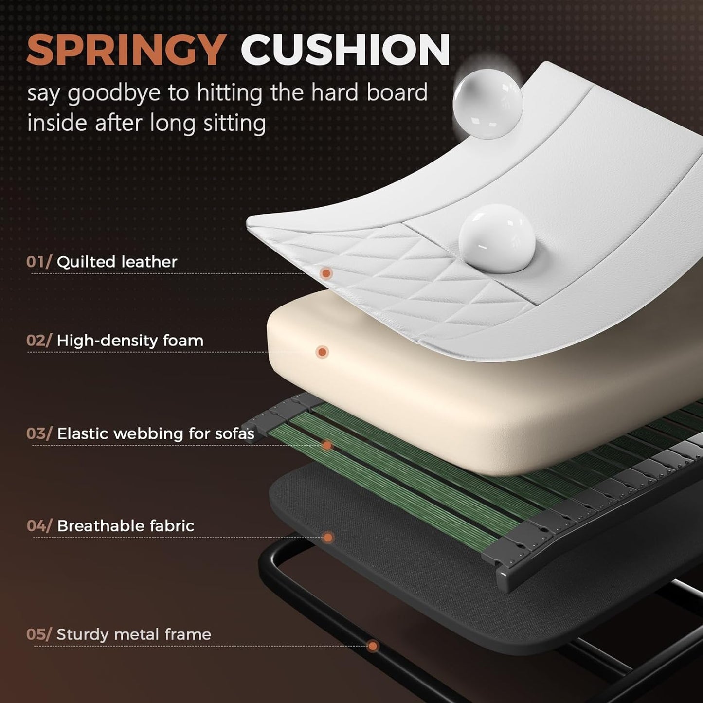 COMHOMA Leather Office Chair Ergonomic Computer Gaming Chair with Comfy Back Support, Executive Mid-Back,Small Gmaing Chair with Adjustable Armrests, for Short People Use, Rolling Swivel for Adults