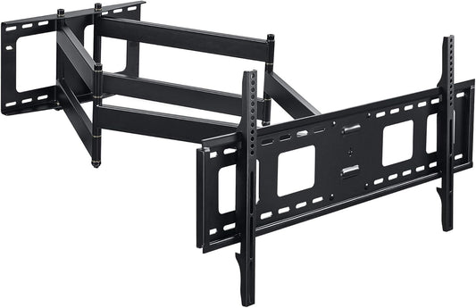 FORGING MOUNT Long Extension TV Mount, Heavy Duty Dual Arm Full Motion TV Wall Mount Bracket with 43 inch Long Arm,Fits 50 to 90 Inch LCD, OLED 4K Flat/Curve TVs, Holds up to 165 lbs,VESA800x400mm