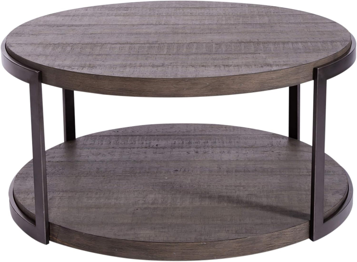 Modern View Round Cocktail Table
