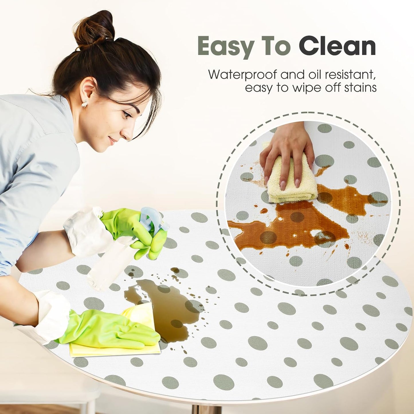 Beautysaid Shelf and Drawer Liner for Kitchen Cabinet, Non Adhesive Non Slip Shelf Paper Waterproof Washable Thickened for Dresser Pantry Shelve Bathroom Protector Liner(Polka Dot,12 in x 30 FT)