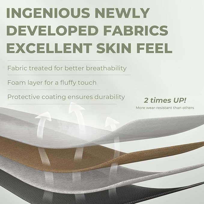 Dowinx Gaming Chair Breathable Fabric Game Chair with Gel Pad, Comfortable Gamer Chair with Pocket Spring Cushion, Ergonomic Computer Chair with Footrest and Storage Bag, Green