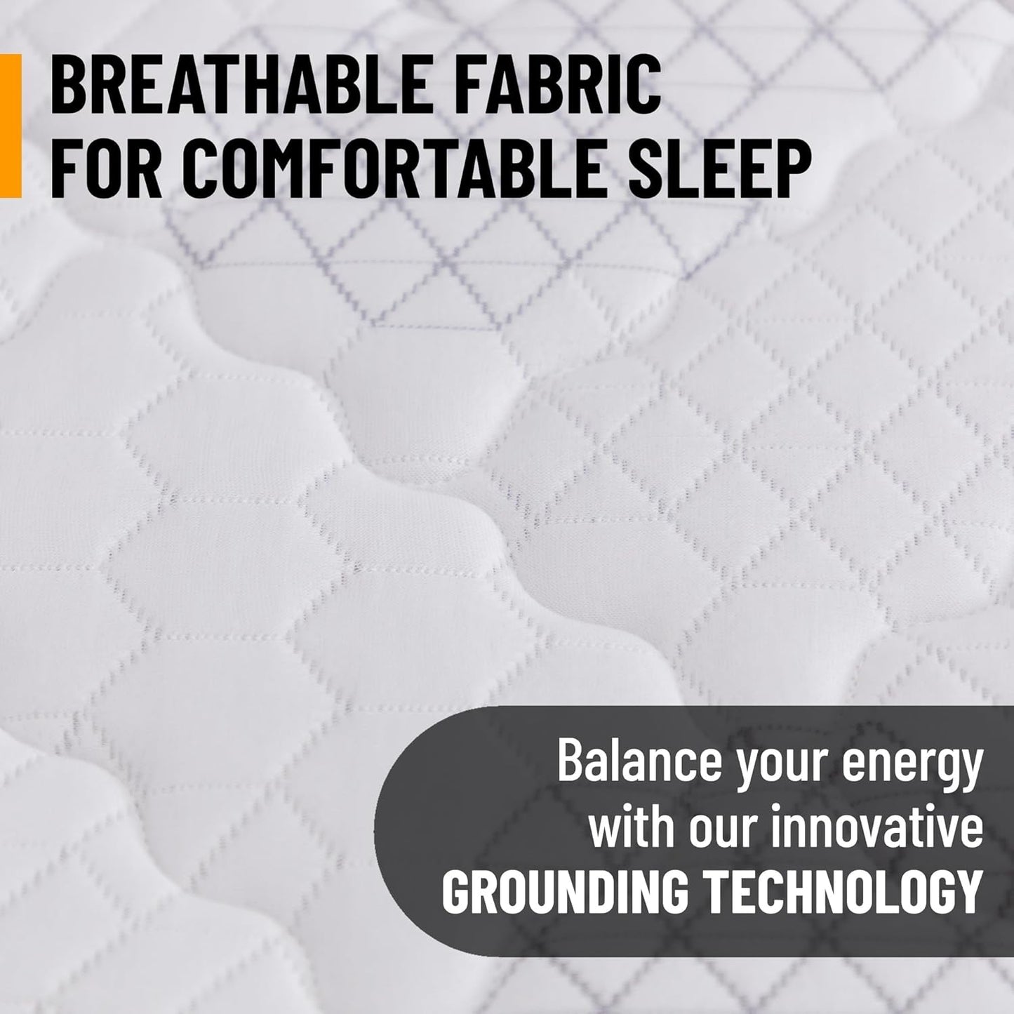 Ottomanson Full 9" Hybrid Mattress - Medium-Firm Support - Made in USA - Individually Pocketed Coils & CertiPUR-US Foam - Fiberglass-Free - Bed in a Box