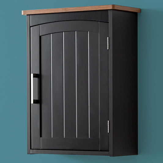 Bathroom Wall Cabinet 15 x 20 Inch Small Wall Cabinets Single Door Over Toilet Medicine Cabinet for Small Bathrooms