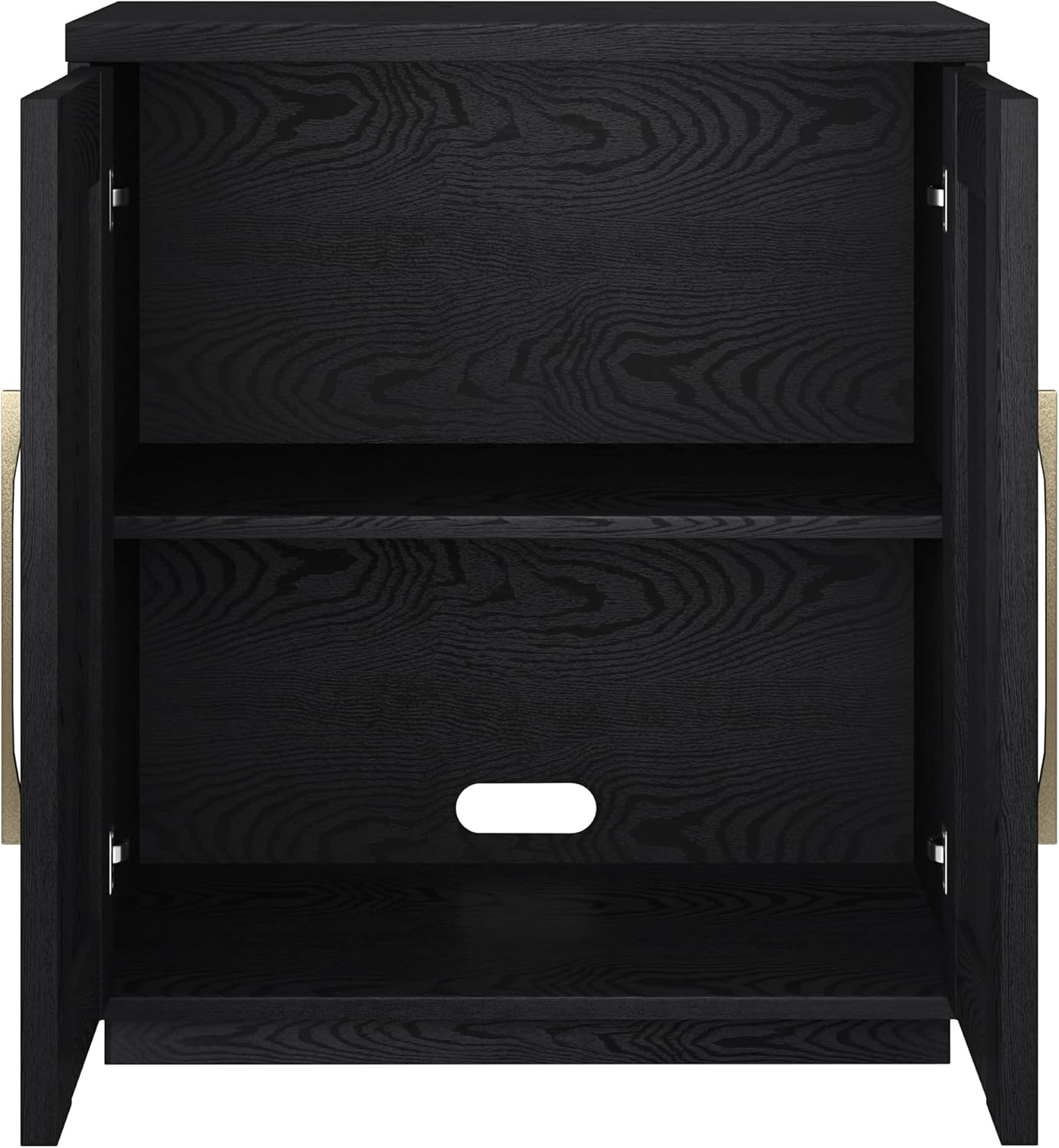 Henn&Hart Tillman Accent Cabinet, 28" Wide, Black
