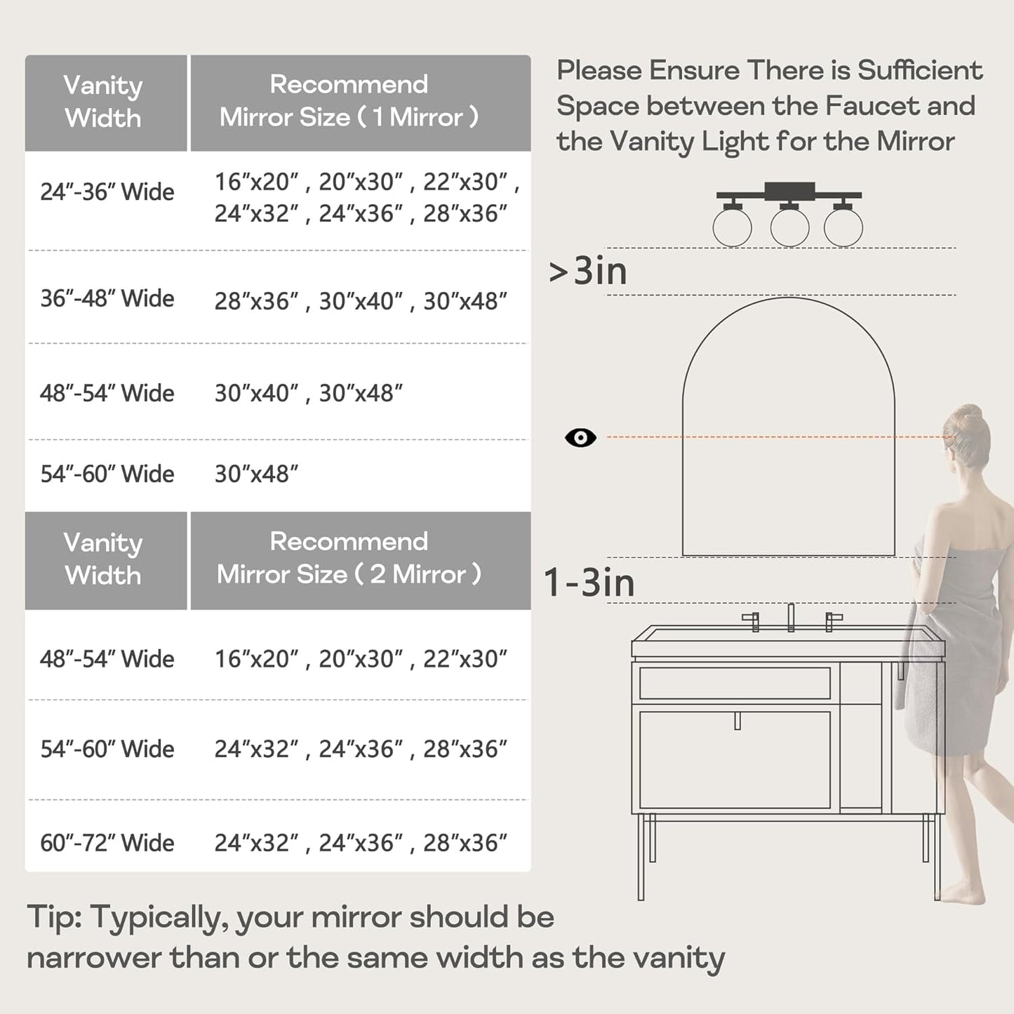 30" x 40" Silver Arched Mirror, Large Arch Bathroom Vanity and Wall Decor Mirror for Living Room, Bedroom, Entryway, Fireplace Mantel (Tempered Glass)
