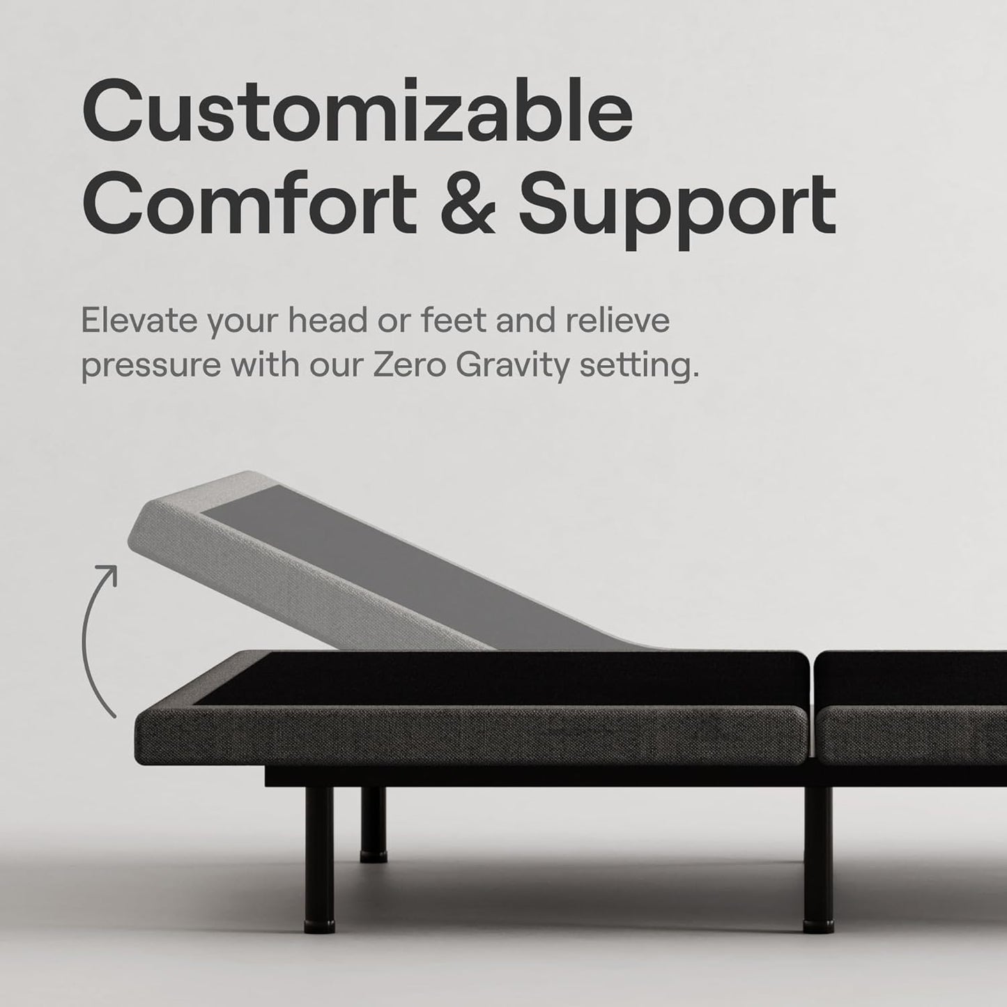Nectar Ultra Full Adjustable Base & 15” Mattress - Head & Foot Incline - Medium Firm Memory Foam - Cooling Upgrade - 3 Massage Settings - 365-Night Mattress Trial