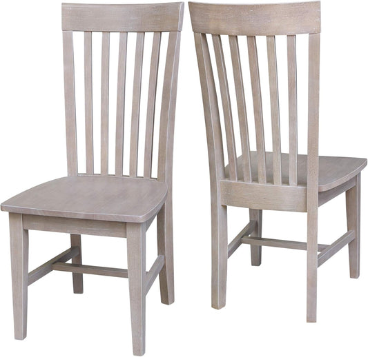 International Concepts Cosmo Chair Washed Gray Taupe