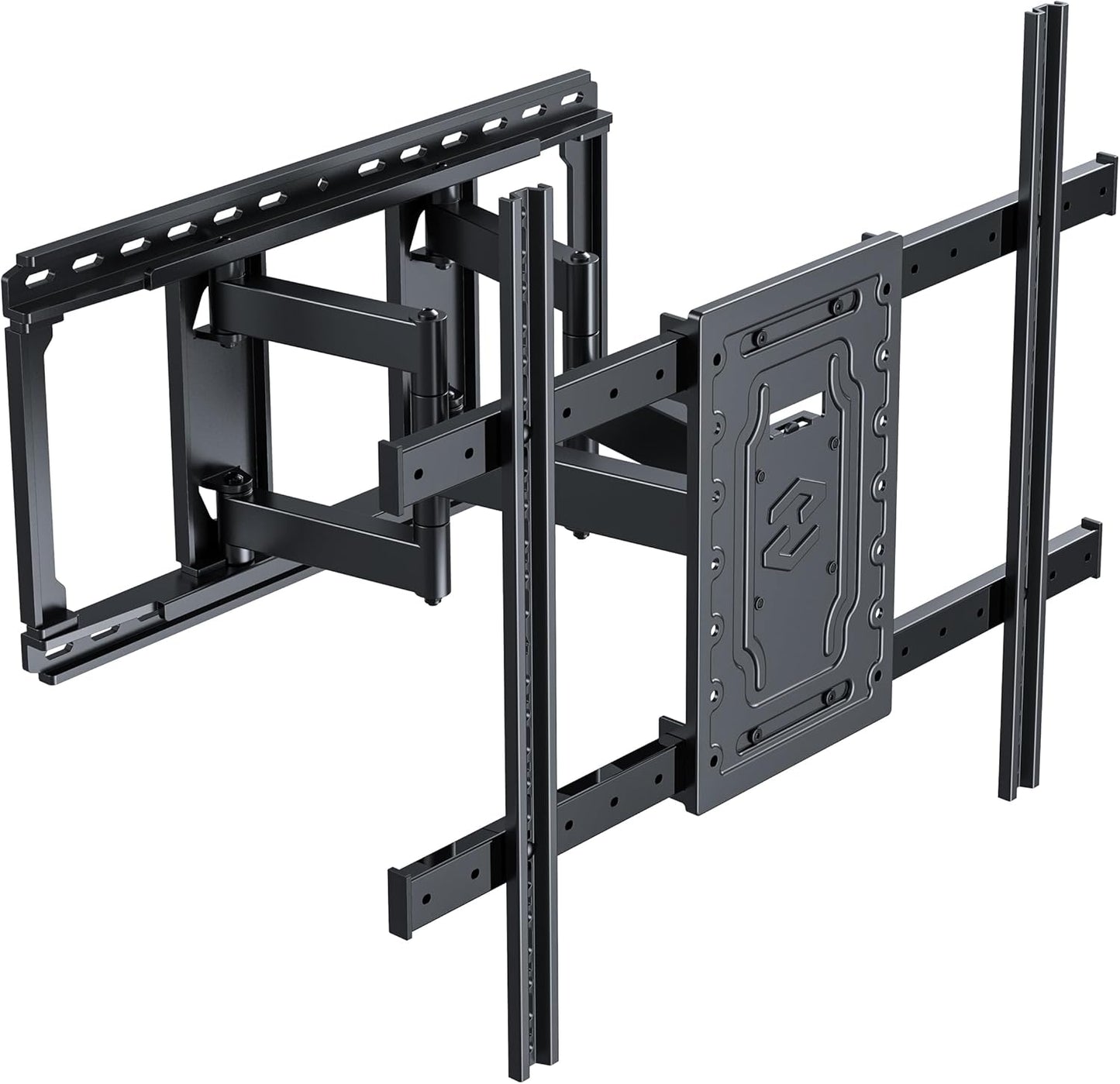 TV Wall Mount for 32"-100" up to 220 lbs, USX MOUNT Full Motion TV Mount with Swivel Tilt Dual Articulating Arms, Pre-Assembled Universal Wall Bracket, Max VESA 800x600mm, 12″-24″ Wood Studs