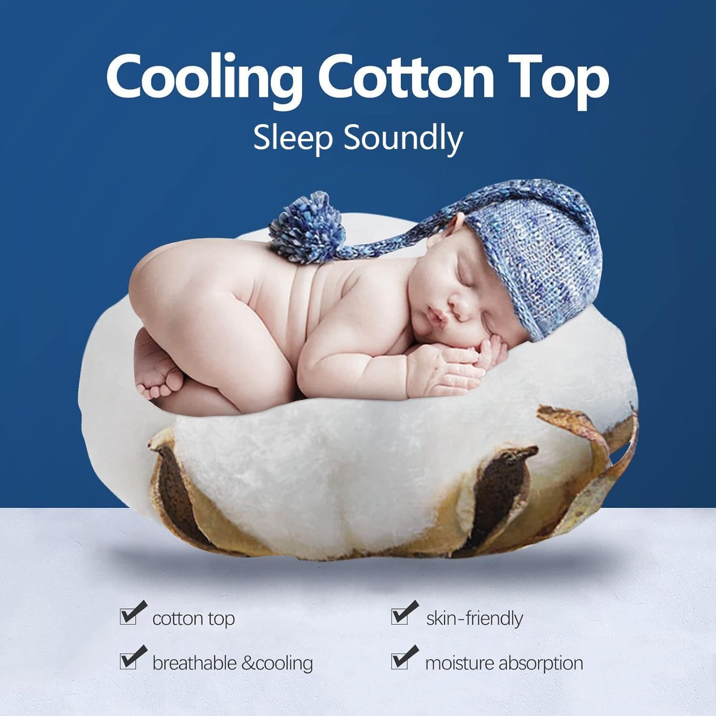COONP Full XL Mattress Topper, Extra Thick Pillowtop, Cooling Plush Mattress Pad Cover Cotton Top Bed Topper Protector with 8-21 Inch Deep Pocket